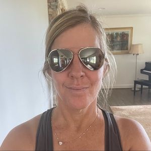 Costa Del Mar silver mirror sunglasses good condition with case